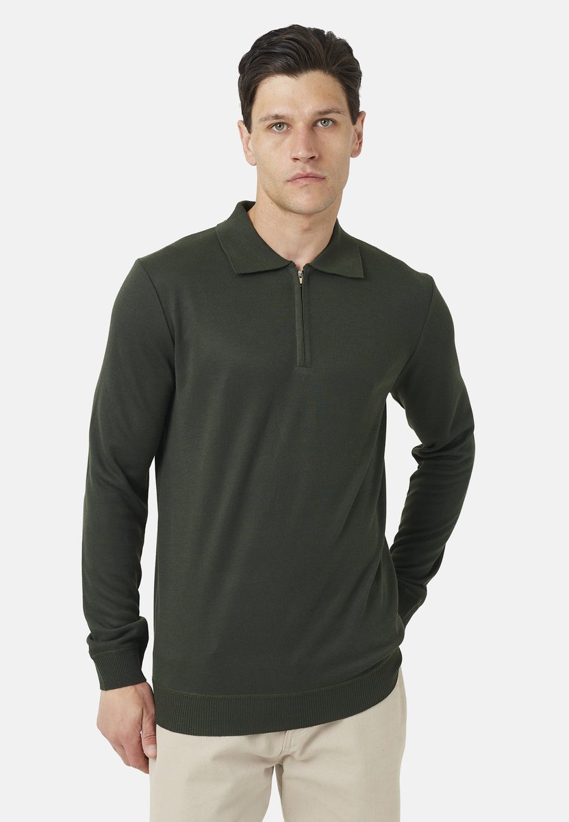 Brave Soul - Outdoortrui - Polyester - Mannen - Maat M - kaki
