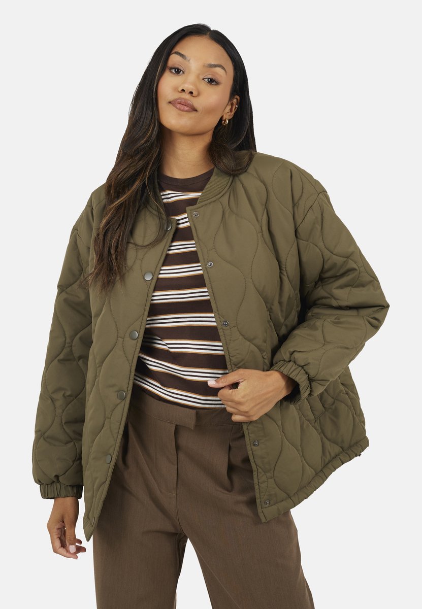 Brave Soul - Outdoorjas - Polyester - Vrouwen - Maat 8 - kaki