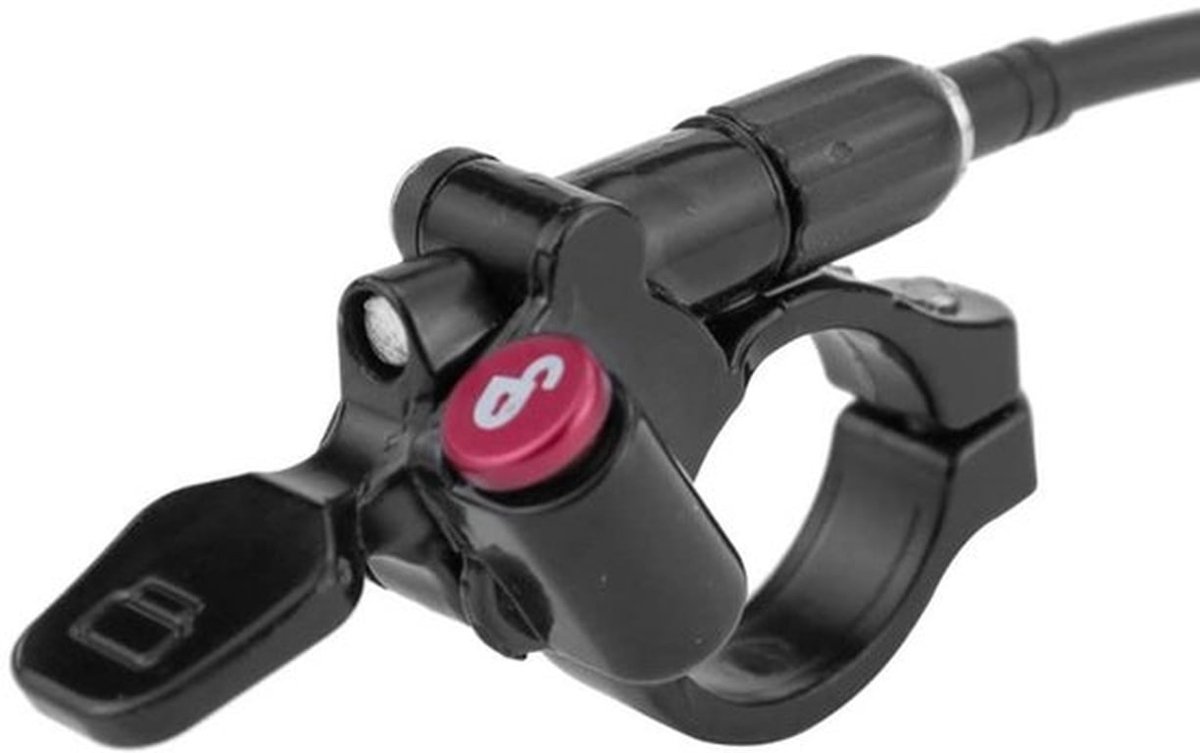 Lockout Hendel Aluminium - Fiets Afstandsbediening - Vork Lockout Schakelaar - Compatibel met SR SUNTOUR - Stuur Diameter 22.2mm - Lichtgewicht 80g - Vering