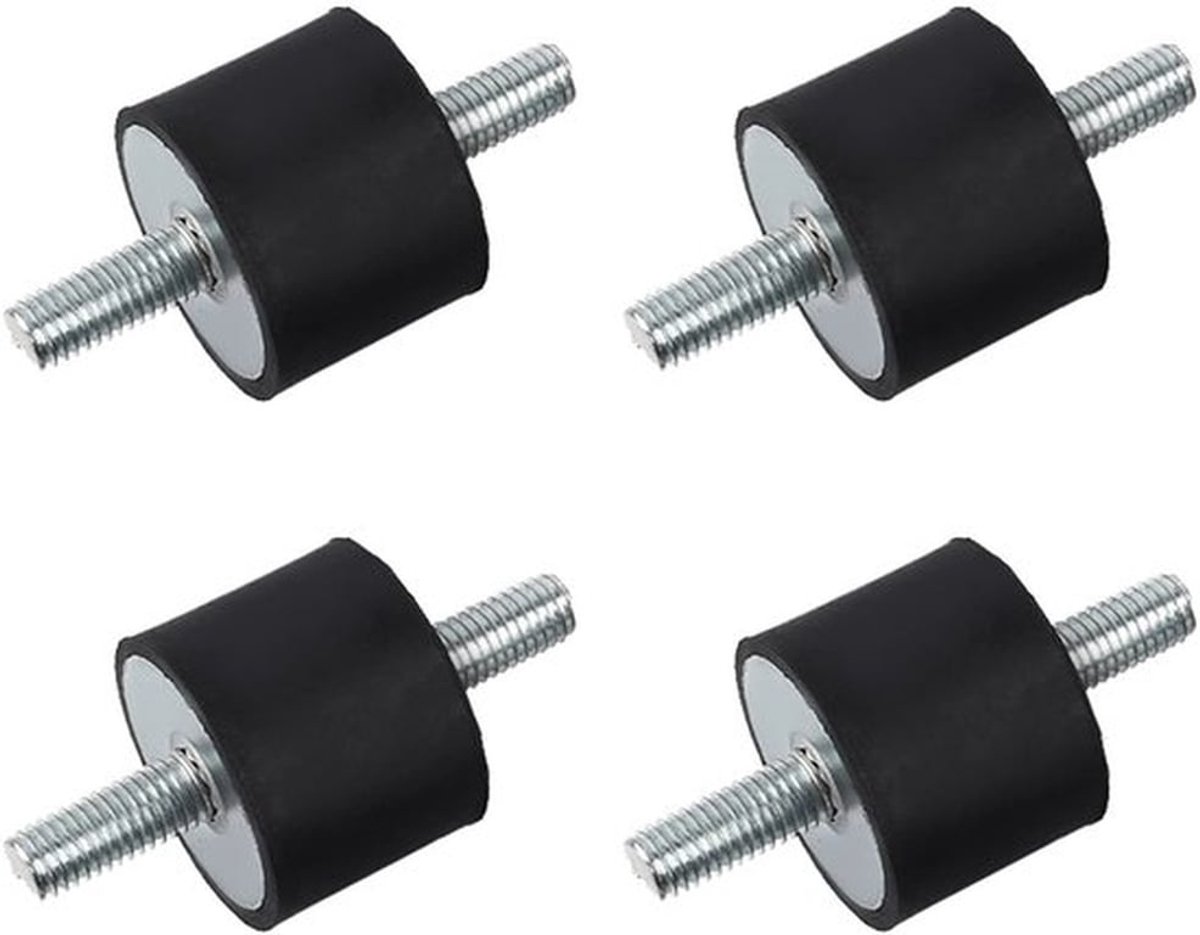 Rubberen Steunen M10 40*30 - Antivibratie Steunen - Schokdemper - Trillingsisolator - Trillingsdempende Steunen - Eenvoudig te installeren