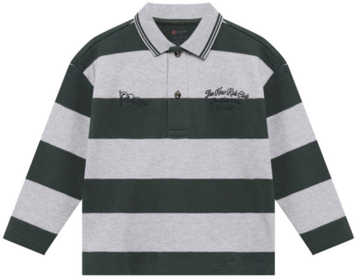 Noppies - Poloshirt - Streepmotief - Relaxed Fit - Maat 98