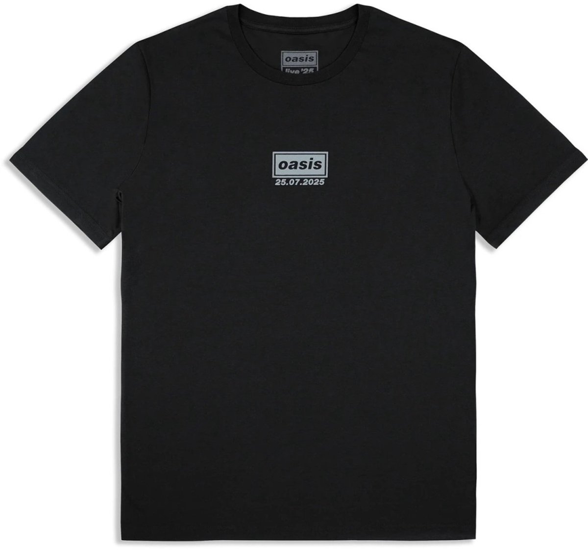 Oasis - London 25 July Event Heren Tshirt - 2XL - Zwart