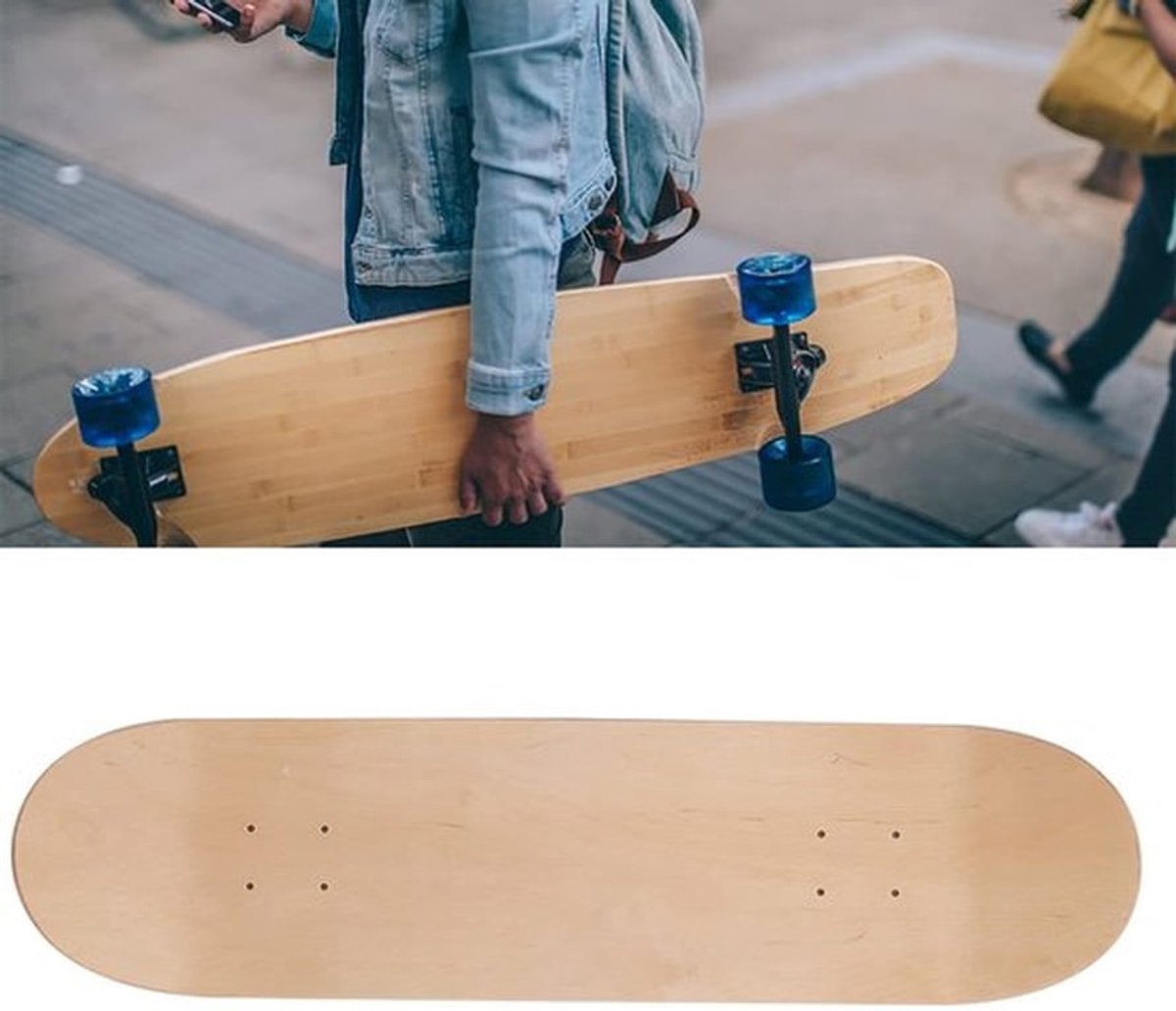 Skateboard Deck 8.5 - Esdoornhout - Dubbele Warped - Concave Board - Skateboard Accessoire - Lichtgewicht