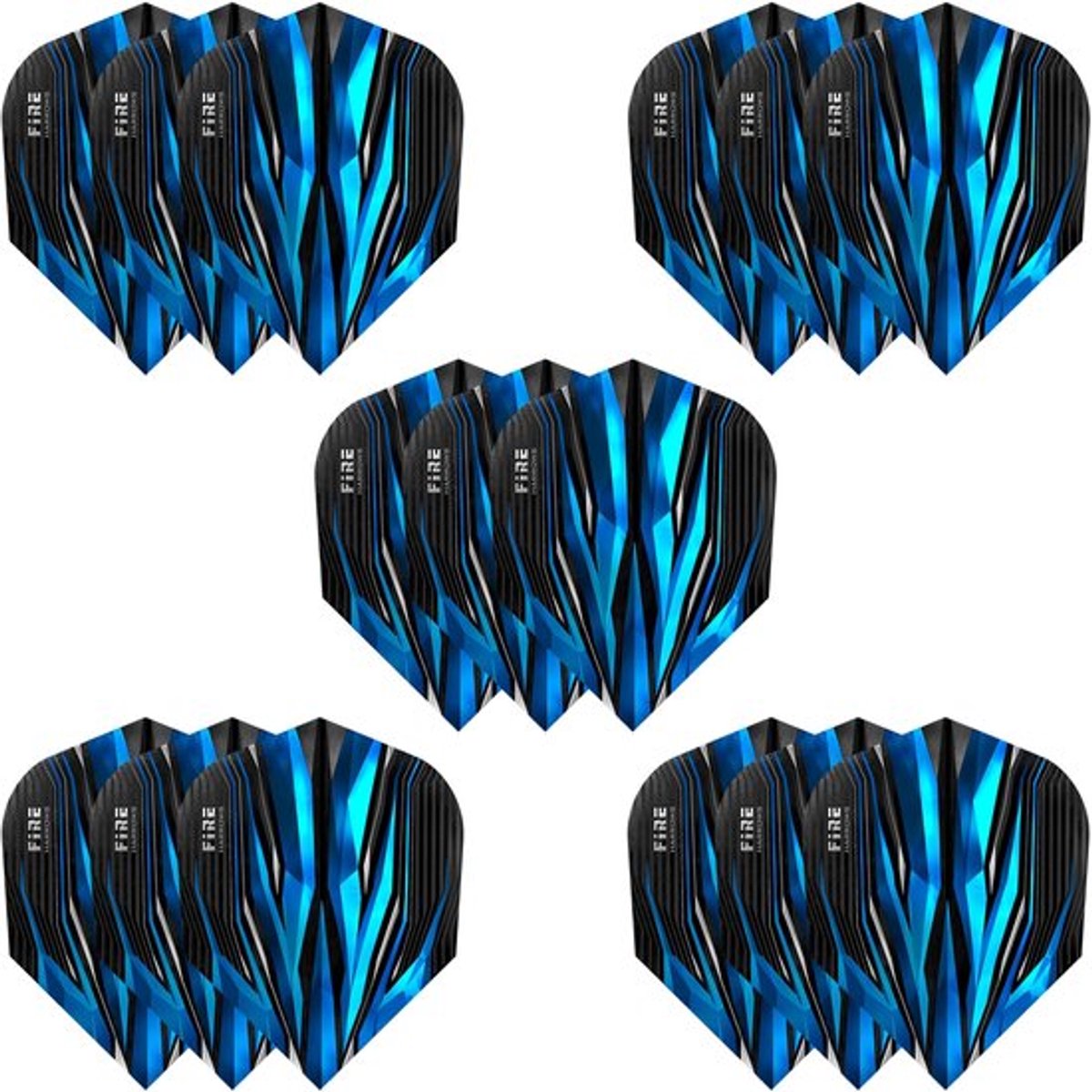 Dartpijlen 23 gram - 5 x Sets (15 Flights) - 100 Micron - Premium Kwaliteit - Professionele Dartaccessoires - Extra Sterk - Darts