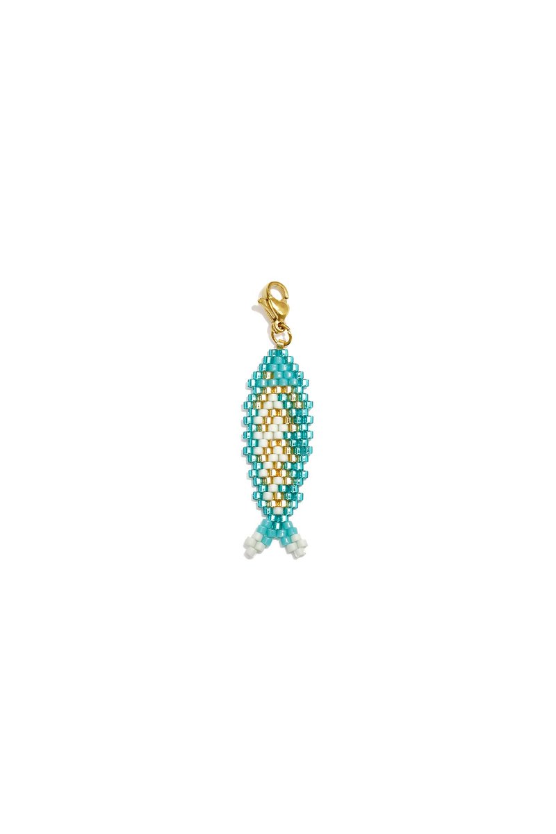 Lilli June - Vis Bedel - Glas & Stainless Steel - - Groen