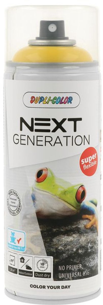 Doupli-Color DC Next spuitbus koolzaadgeel RAL1021 hoogglans 400ml