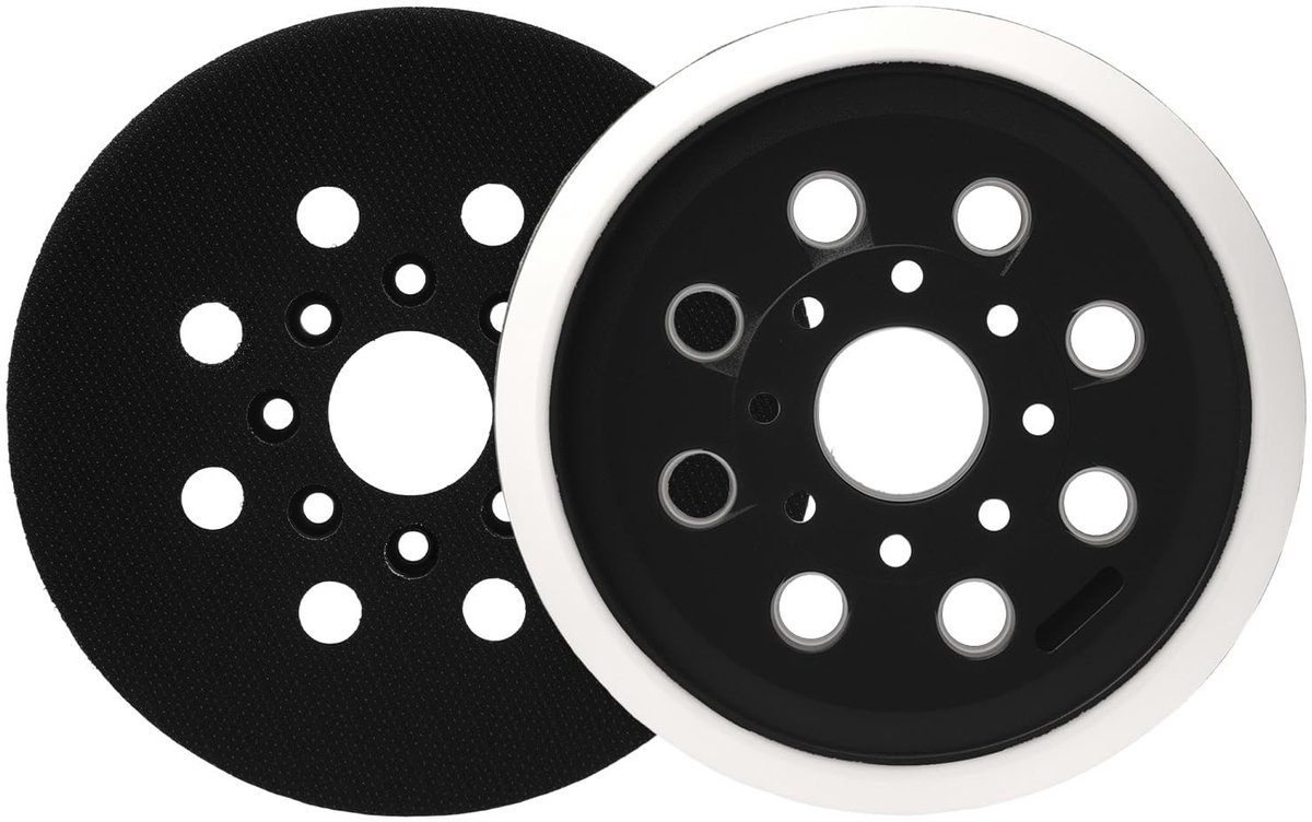 Solidchoice - 2 Stuks Schuurdiscs van 125 mm voor Eccentrische Schuurmachines