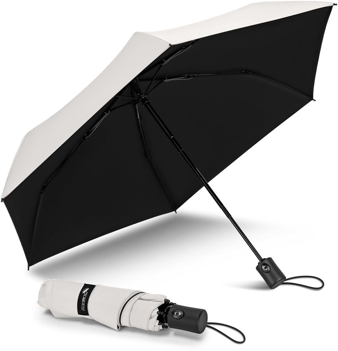 Solidchoice - Opvouwbare Automatische Paraplu voor Storm en Zon