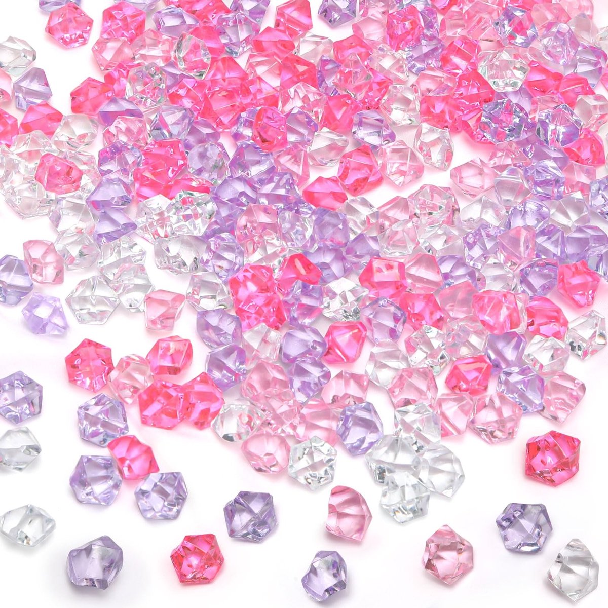 Solidchoice - 600 Stuks Plastic Decoratieve Edelstenen voor Knutselen