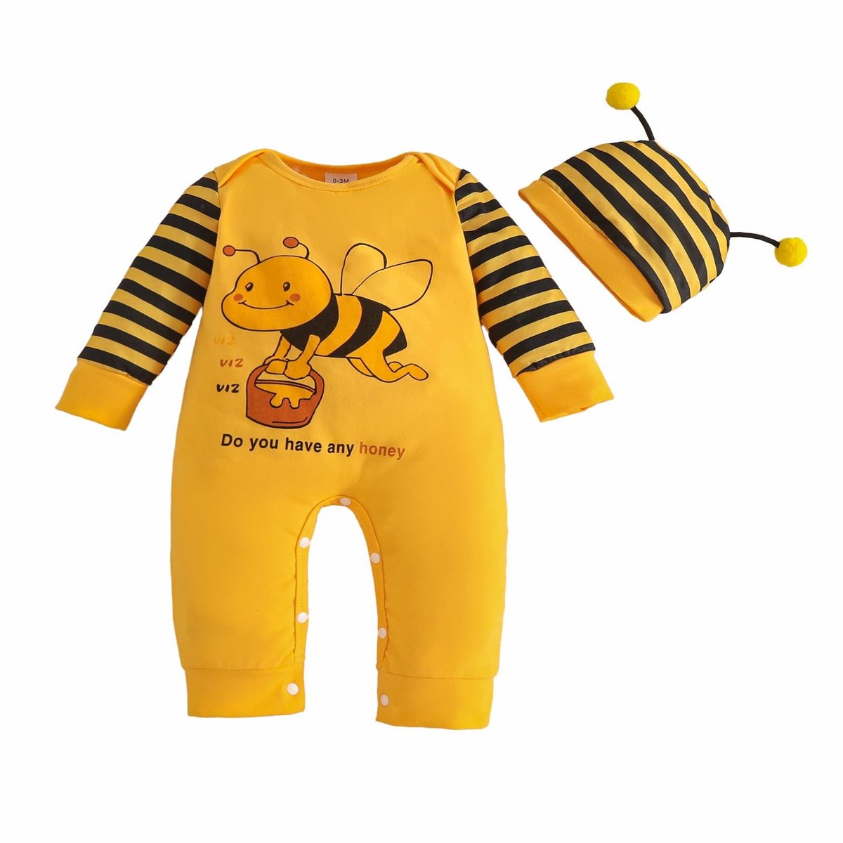 Solidchoice - Kleding voor Pasgeborenen met Lange Mouwen en Schattige Cartoon Motieven