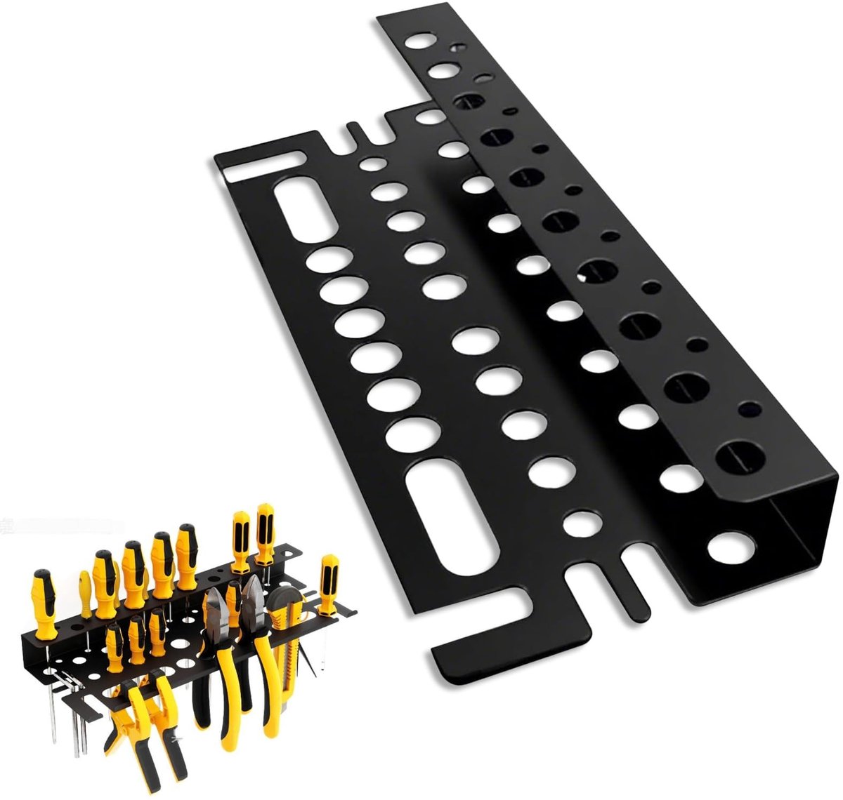 Solidchoice - Metalen Gereedschapshouder voor Muur 40 cm