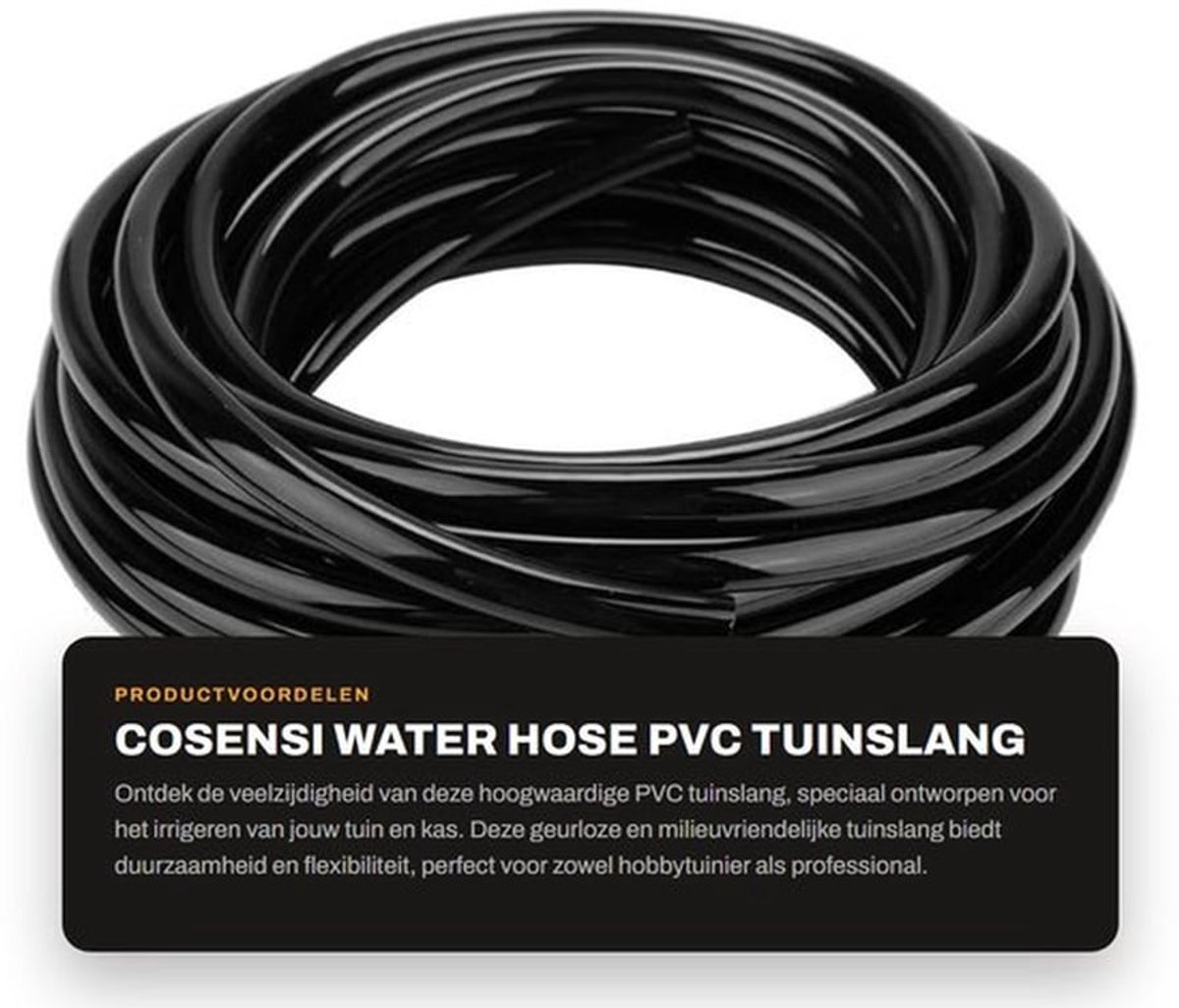 Tuinslang 30 Meter - PVC Tuinslang - Tuinslanghouder - Tuinslang Koppelingen - Tuinslang Spuitpistool - Duurzaam en Milieuvriendelijk - Irrigatieslang
