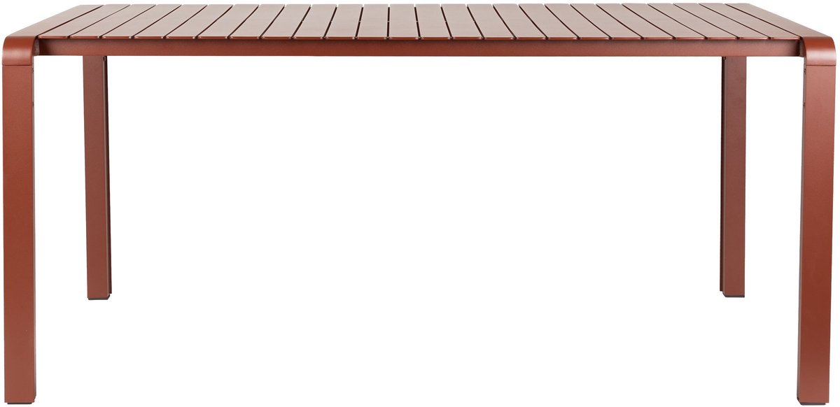 Zuiver Vondel Tuintafel 168,5x87 cm Rood