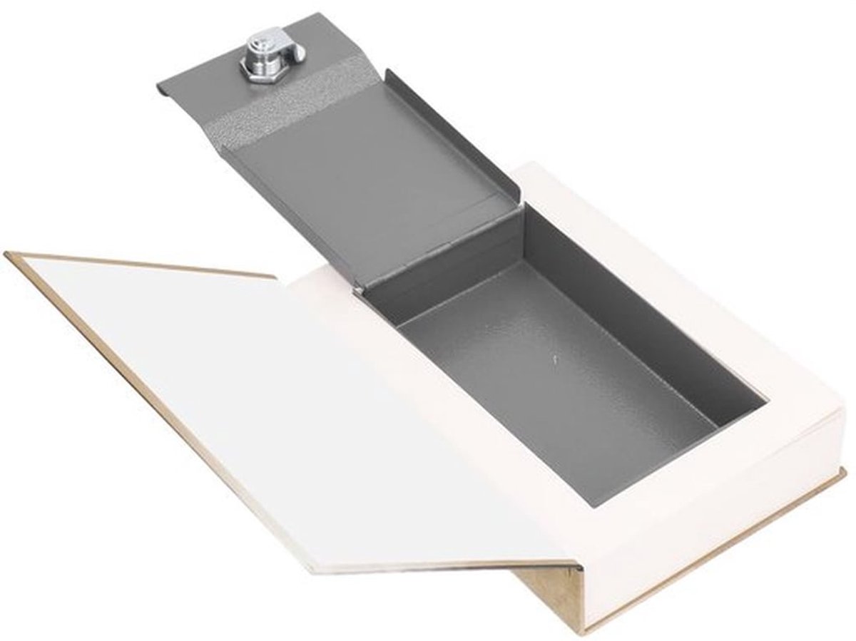Boekkluis met Sleutel - Geheime Boekkluis - Boek Veilig - Draagbare Kluis - IJzer/Papier - 22 x 15 x 4,2 cm