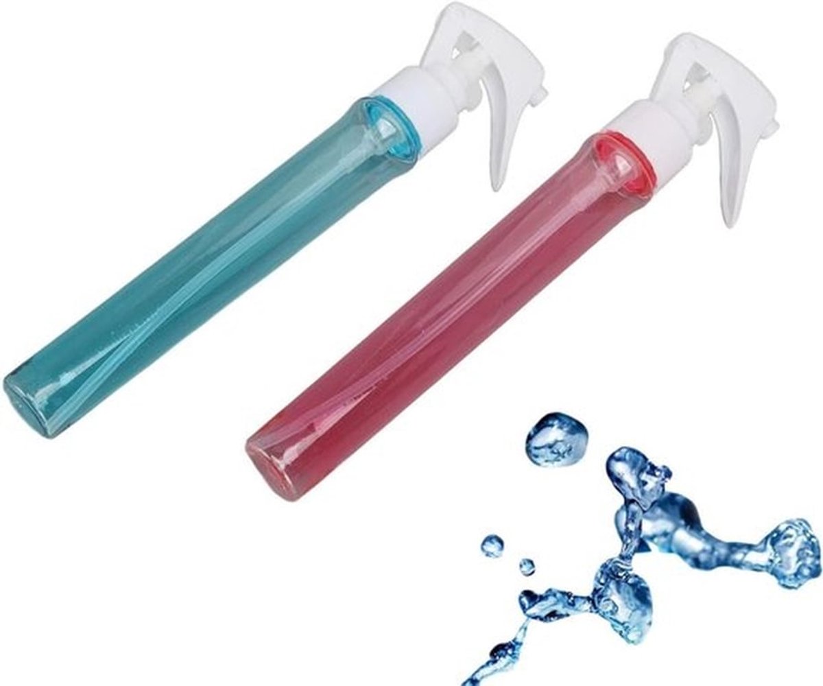 Continue Mister Spray Fles Reis Formaat Spray Fles Spray Water Fles Haar Mister Fijne Mist Stylist Spuitbussen Leeg Kleine Misting Spritzer Parfum Verstuiver - Set van 2