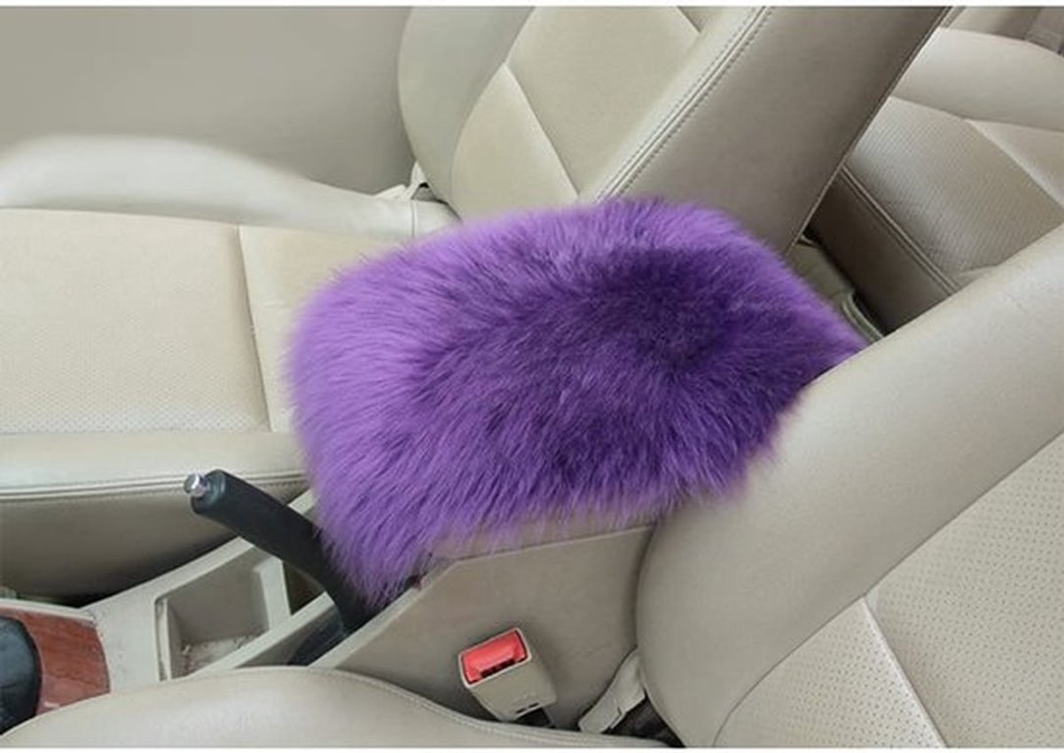 Armleuningkussen Pluche - Armleuningkussen Bureaustoel - Auto Accessoire - 30cmx20cm - Comfortabel - Gemakkelijk Schoon te Maken - Armsteunhoes