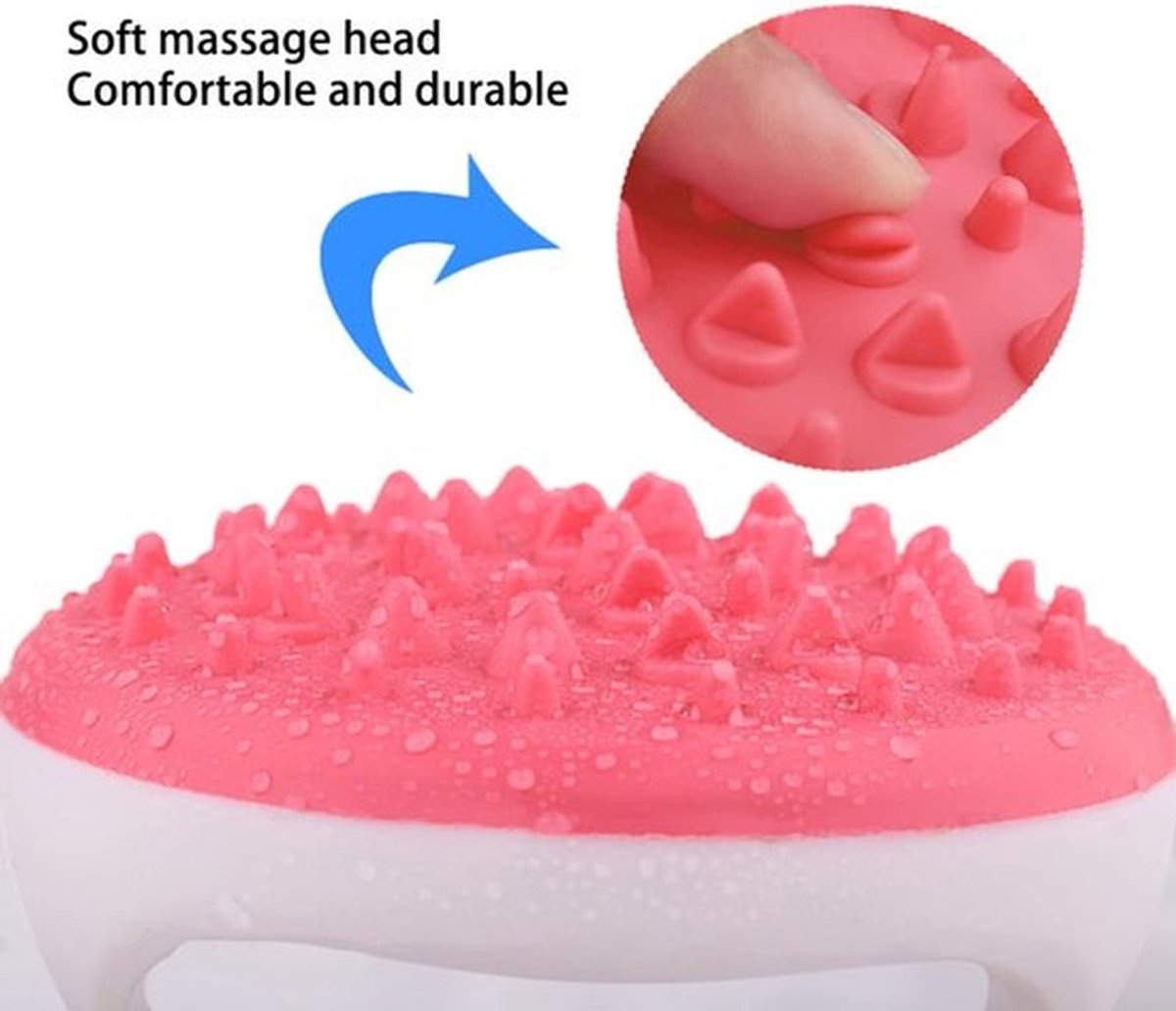 Cellulitis-massageapparaat - siliconen massageborstel - lichaamsscrubber - cellulitisverwijderaar - spierontspanner - zacht en duurzaam materiaal