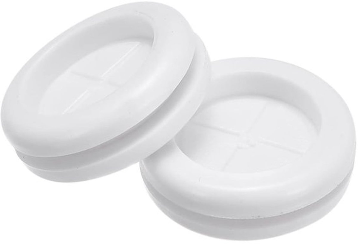 Set van 10 Ronde Rubber Grommets voor Kabelbescherming