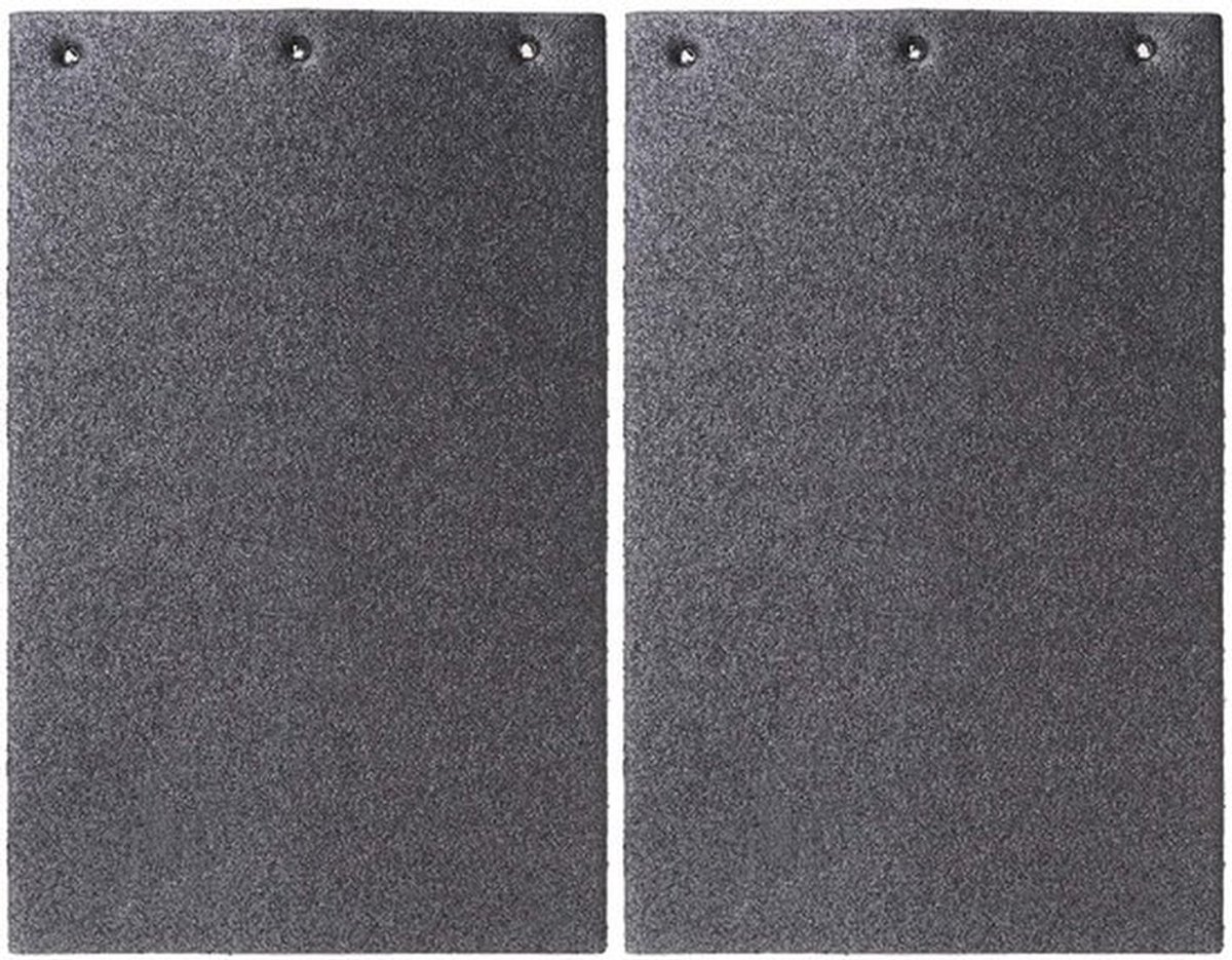 Backing Plate Carbon 172x110mm - Schuurpapier Compatibel - 3 Gaten - Vervangende Pad - Eenvoudige Installatie - Stofafvoer - Schuurpad