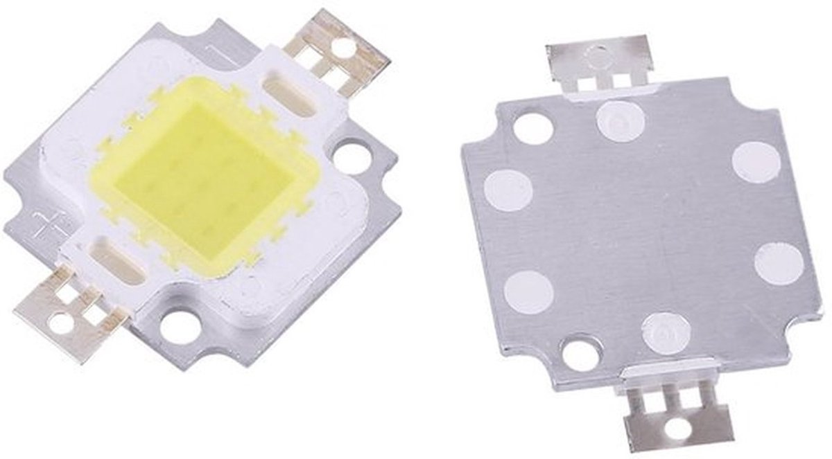SMD-chiplampen - 10 stuks - Krachtige LED-chip - Warmwit/Koudwit - Duurzaam - Geschikt voor thuisgebruik - Compact formaat