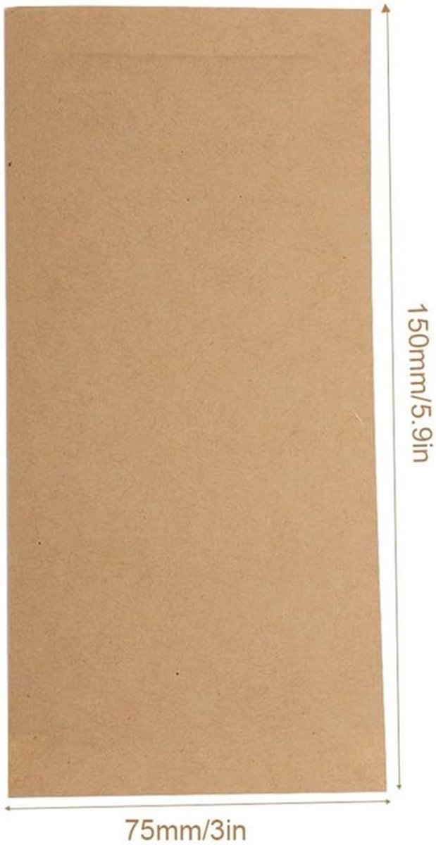 Sterilisatorzakjes 100 stuks - Wegwerp - Tandsterilisatiezakken - Cosmetica - Nagelgereedschap - 130 x 200 mm / 75 x 150 mm - Sterilisatiezak