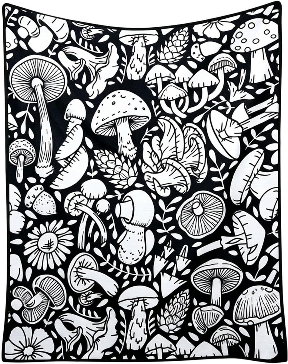 Kleurdeken - DIY kleurdeken - kleurdeken voor volwassenen - kleurdekens voor volwassenen - kleur deken - wasbaar kleurboekdoek - kleurdeken met stiften - kleur deken met stiften - Geschikt voor creatief spelen thuis - 70x100cm
