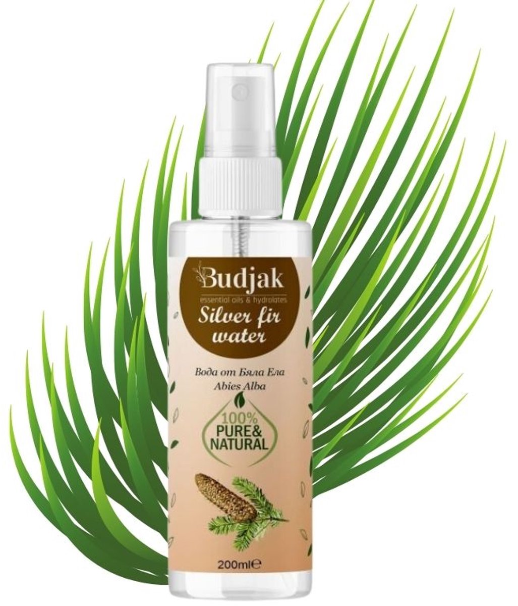 Biologische Bloemenwater van witte spar (Abies alba) – verstevigd de huid - goed voor ademhaling 200ml