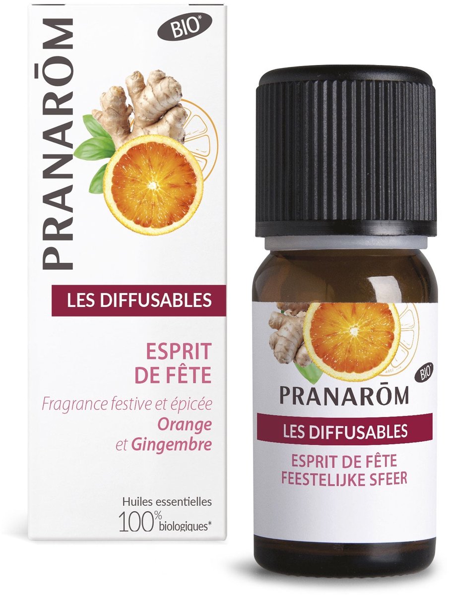 Pranarom - Diffusable - Esprit de fête - Bio - 30 ml