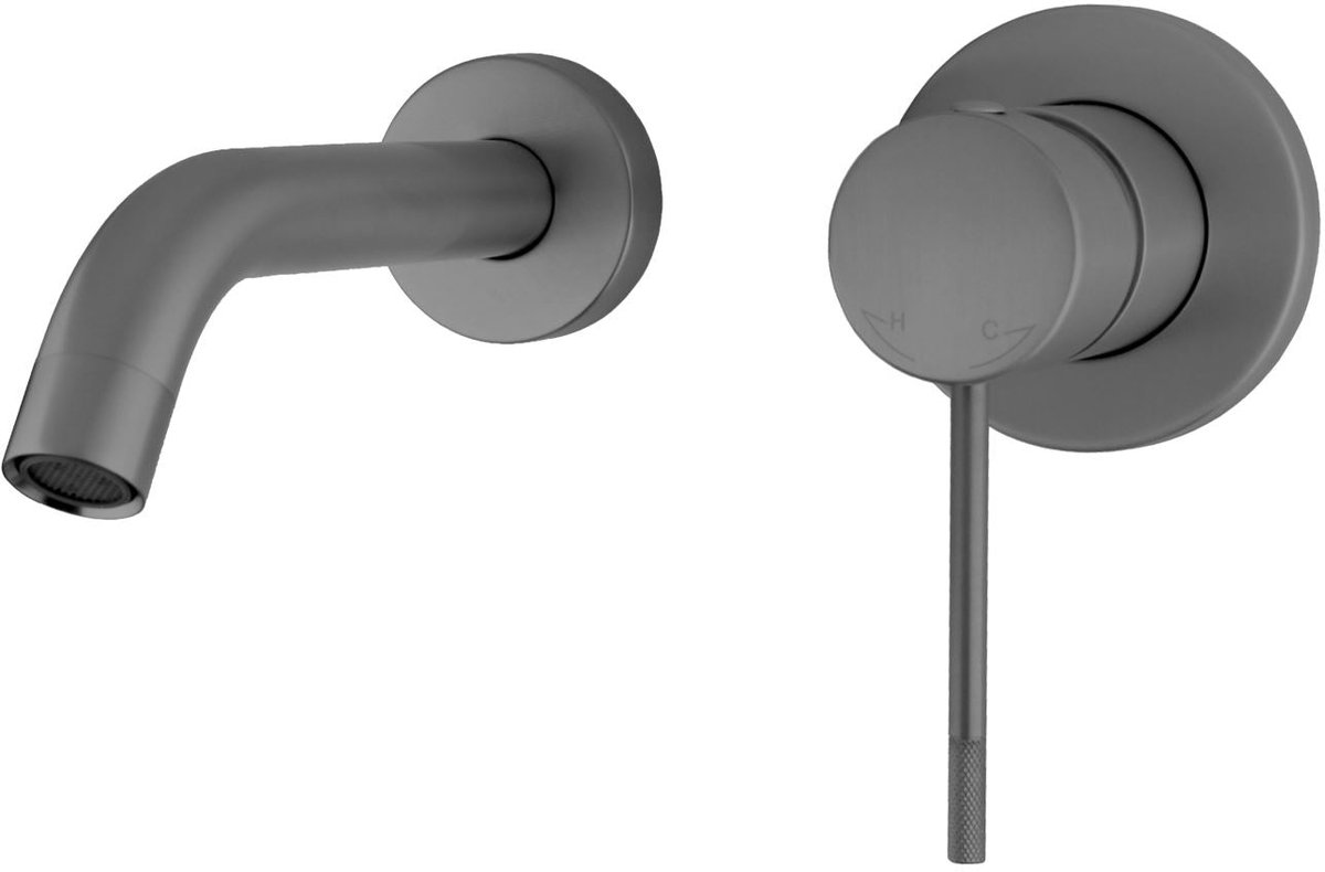 Complete wandinbouw mengkraan Sanitado Industry in gunmetal
