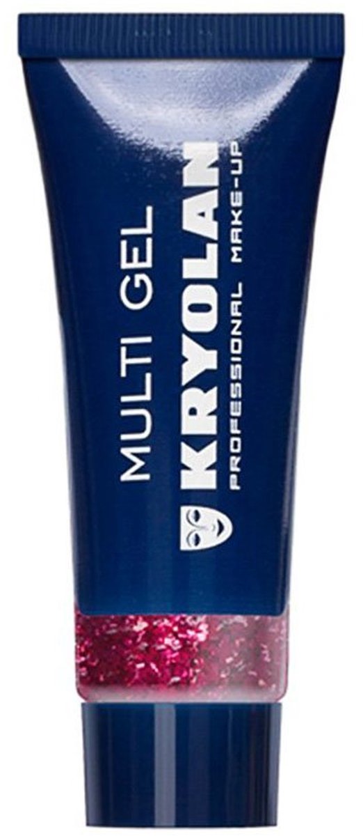 Kryolan Glittergel Rood Grof