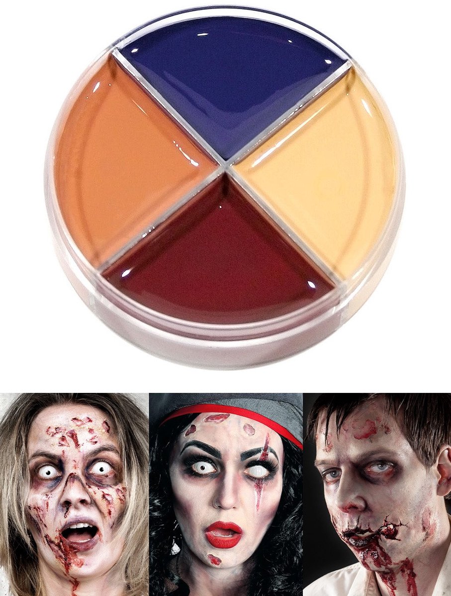 Metamorph GmbH - Wonden schmink set met 4 kleuren - Schmink > Grime