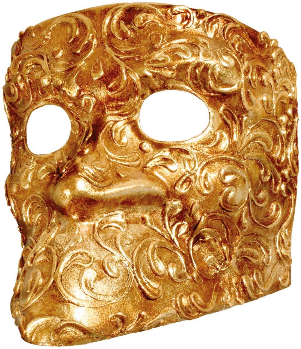 Bauta Stucco Oro - Venetiaans Masker