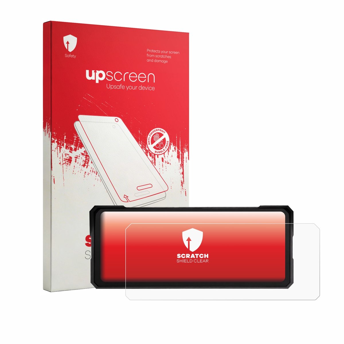 upscreen - Screenprotector voor Jansite MT36 8.1" - Folie Beschermfolie transparant