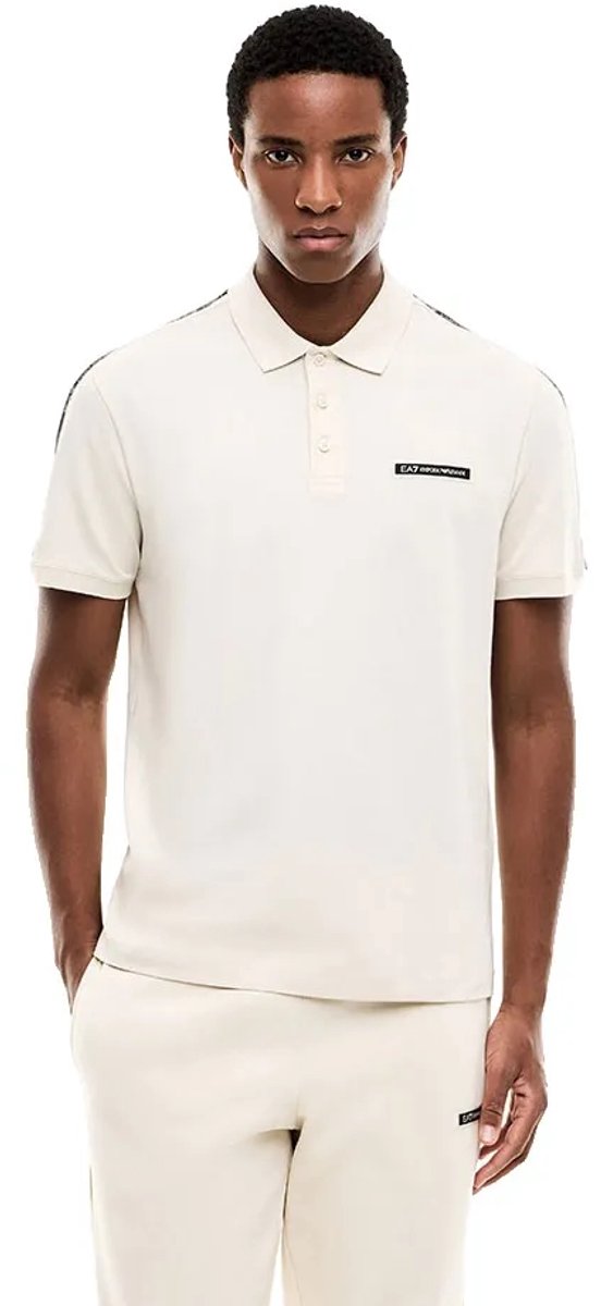 Ea7 Emporio Armani 7m002190_af10373 Korte Mouw Poloshirt Beige XL Man