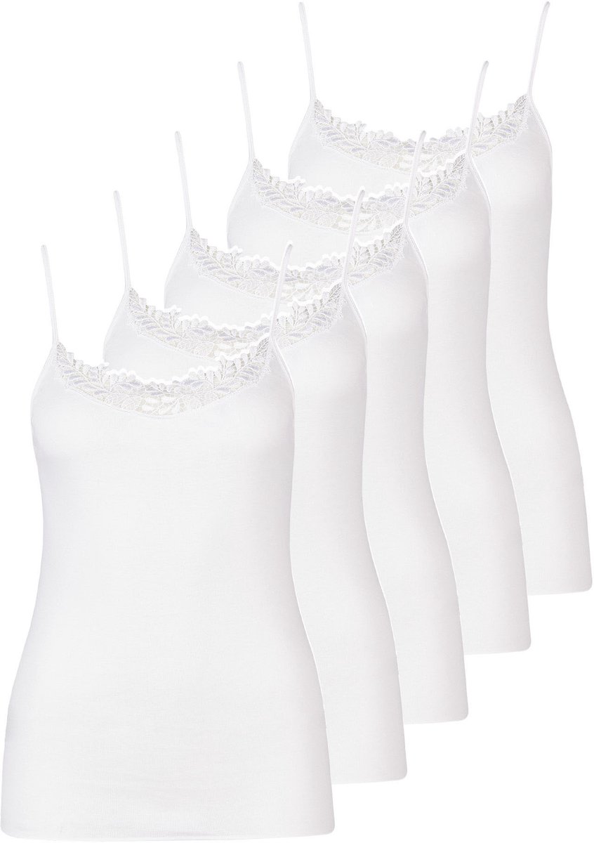 5-pack Hemdje met spaghettibandjes Daily