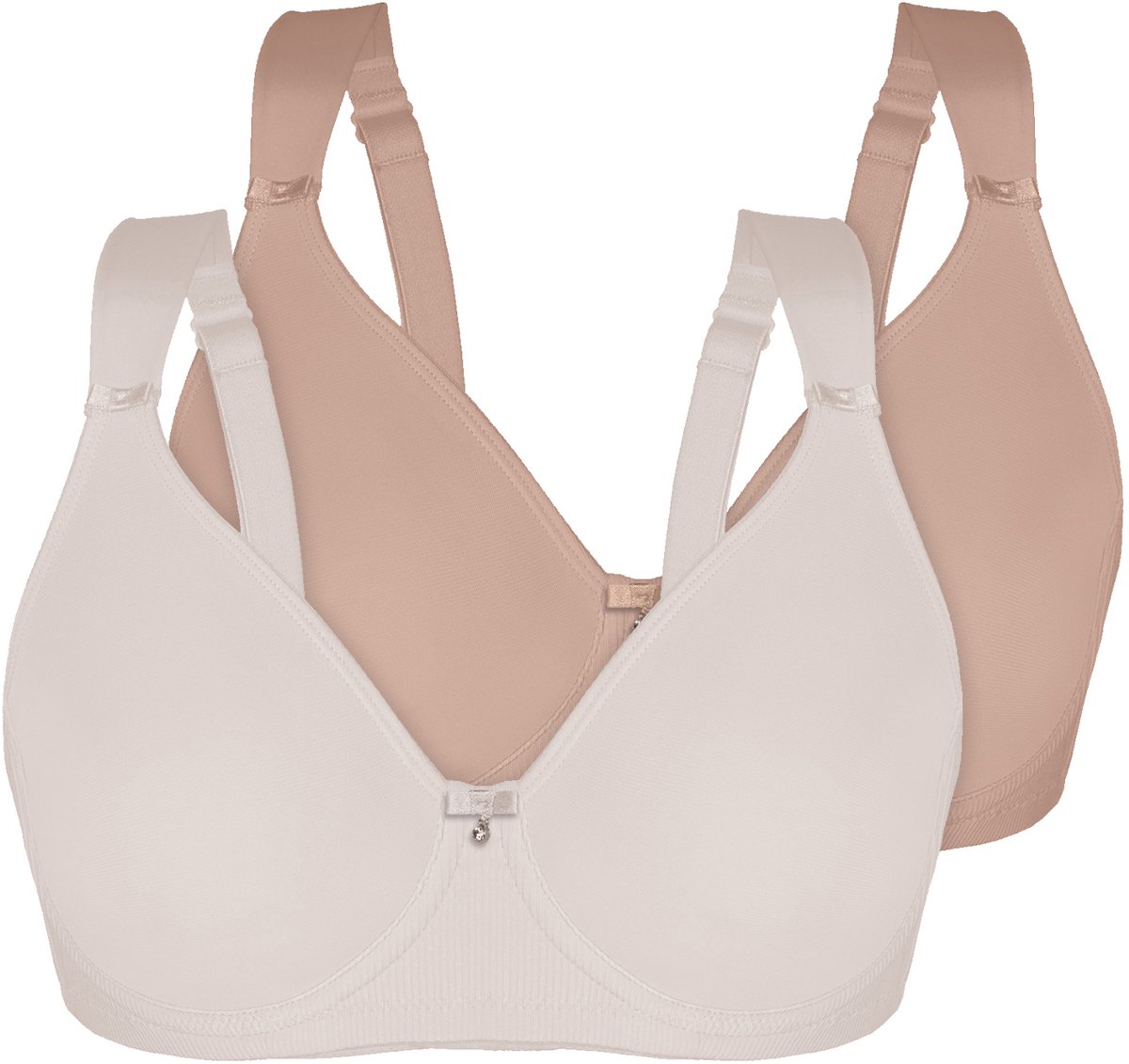 Sassa Voordeelpak van 2 minimizer-bh's met beugel Minimizer ivory-comfort skin
