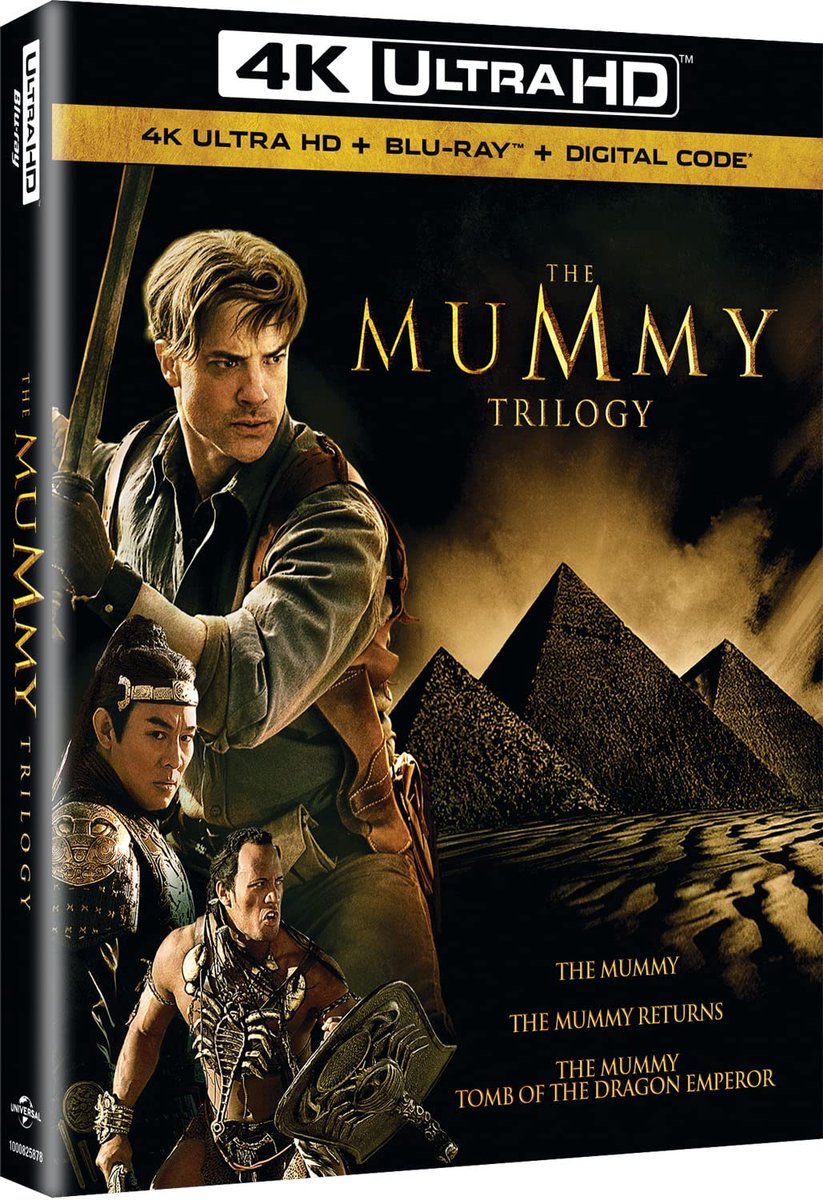 The Mummy Trilogy - 4K UHD + blu-ray - Import