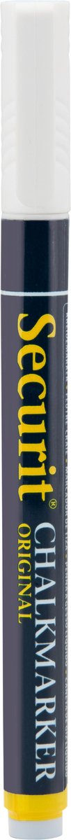 Securit® Original krijtstift met ronde punt in wit