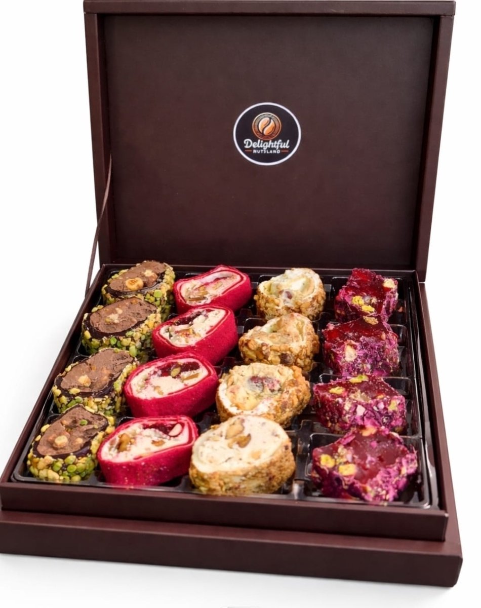 Deligthfulnutsland- 0.580 gr, Lokum paketi, Delight , lokum hediye paketi, Turkish delight - luxe speciale Turkısh