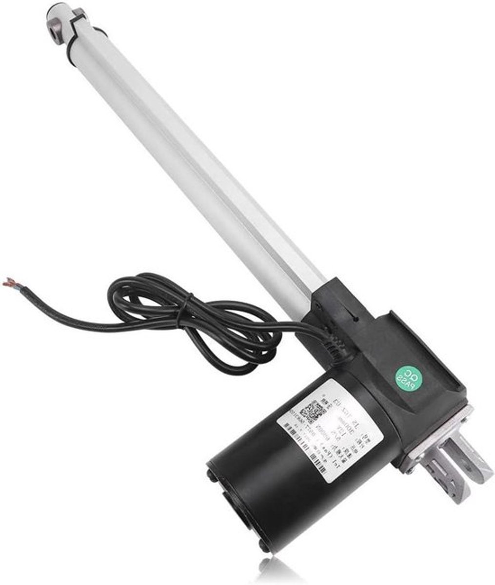 300mm Elektrische Lineaire Actuator 12V 4000N met Montagebeugel voor Auto RV Deuropener TV Heftafels Massagebedden