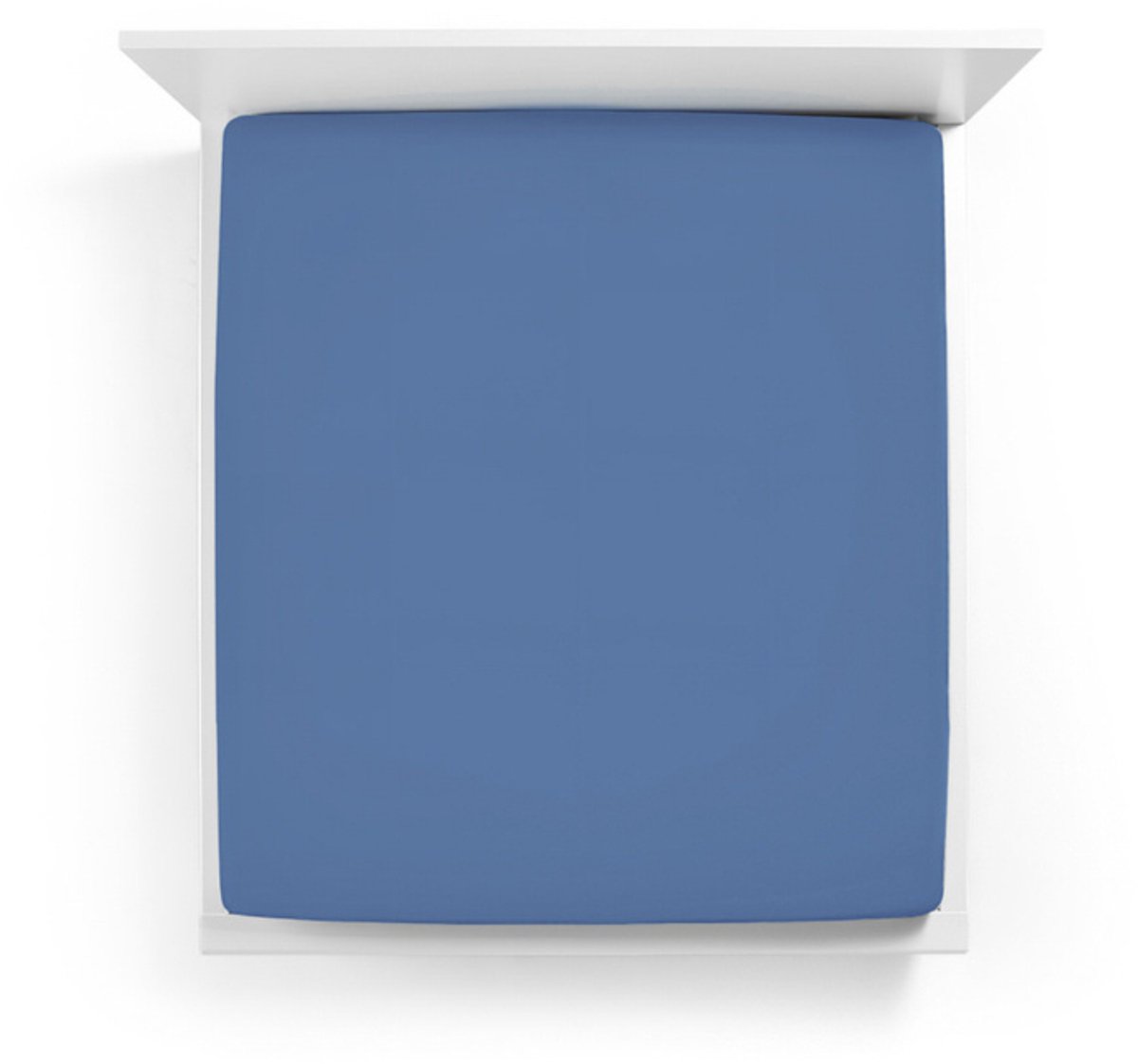 Bella Donna Alto Boxspringhoeslaken Tweepersoons zeeblauw-0208 140x200-160x220