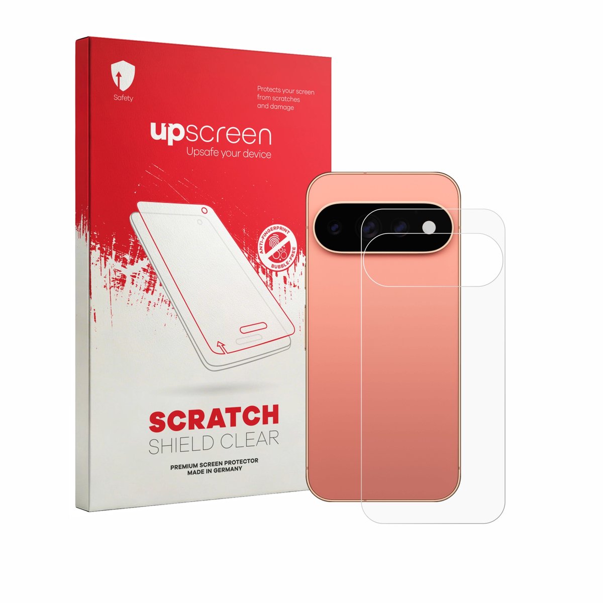 upscreen - Screenprotector voor Google Pixel 11 Pro (Achterkant) - Folie Beschermfolie transparant