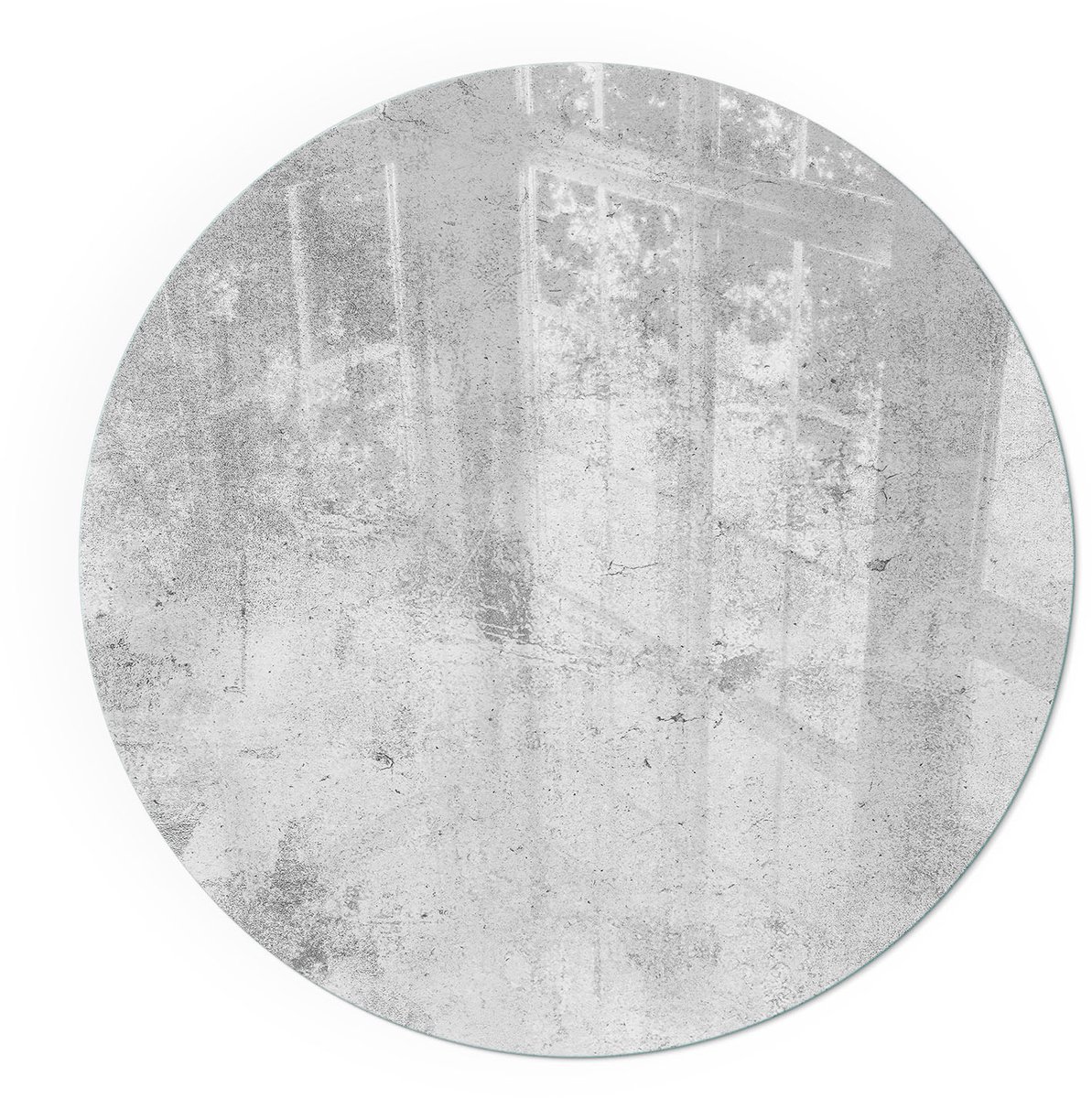 ArtPrintCavePlaat onder houtkachel - 70x70cm - Vloerplaat voor kachel - Kachel vloerplaat Grijs - Vloerplaat openhaard