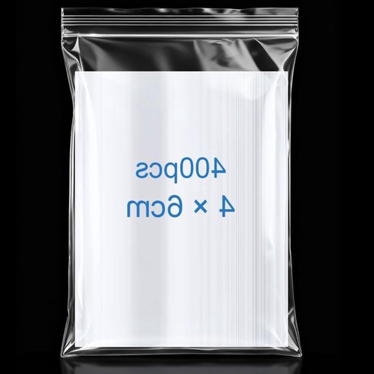 Hergebruikbare kleine zakjes, 400 stuks 40mm x 60mm afsluitbare plastic zakken, transparante mini ziplock zakken voor koekjes, sieraden en snoep