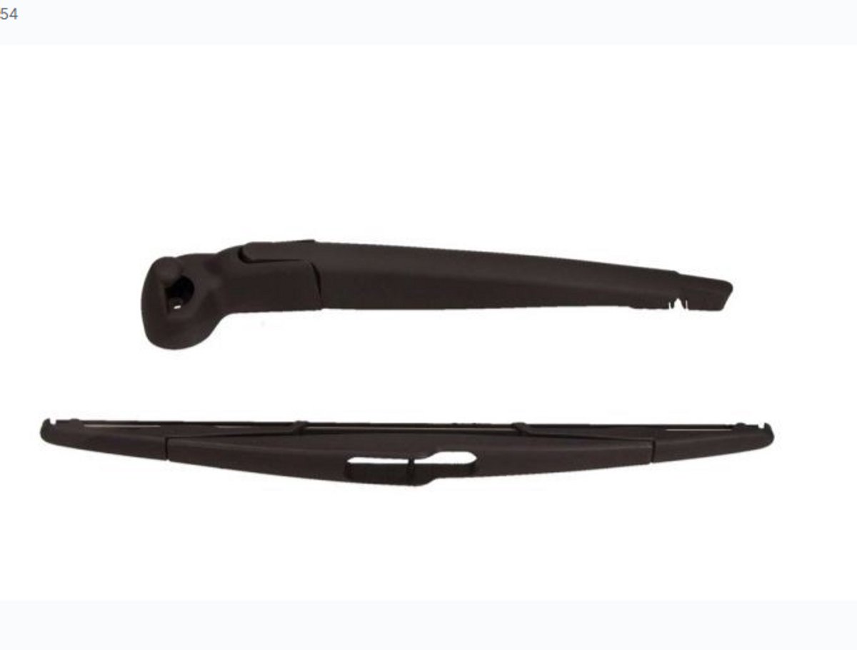 MAXGEAR Achterruitenwisserarm 39-0554 | OEM 46775472 | 350 mm | Geschikt voor Fiat Stilo, Alfa Romeo Giulietta, Peugeot 206 208 307, Citroën C3 Berlingo, Renault Clio III Megane III, Opel Zafira B, Volvo XC60 XC90 | Met Wisserblad