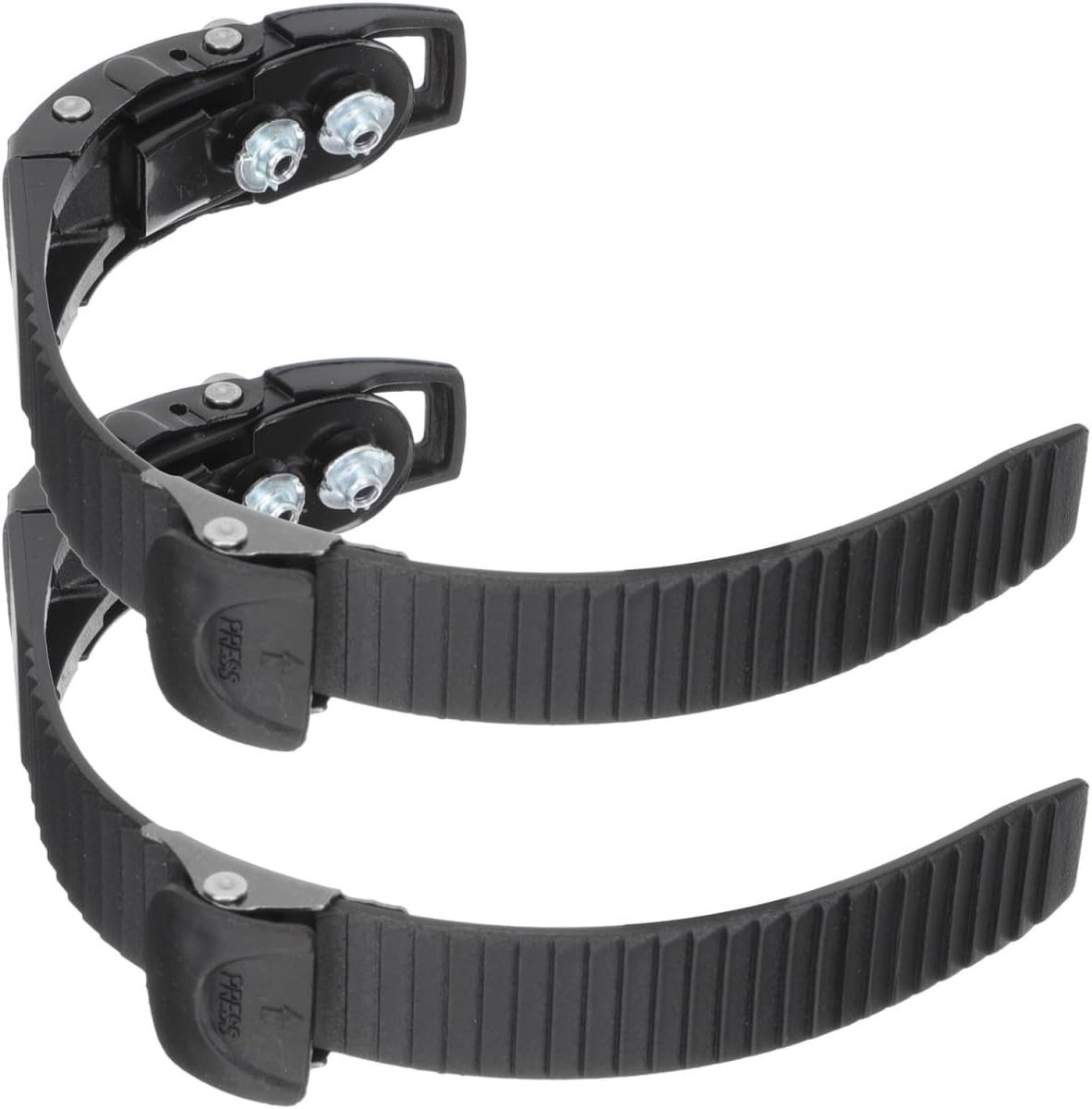 Vervangende Gespbanden voor Roller Skates, Geschikt voor Inline en Quad Skates, Skating Accessoires voor Professionele Schaatsers, Zwart 25x7x2.5 cm