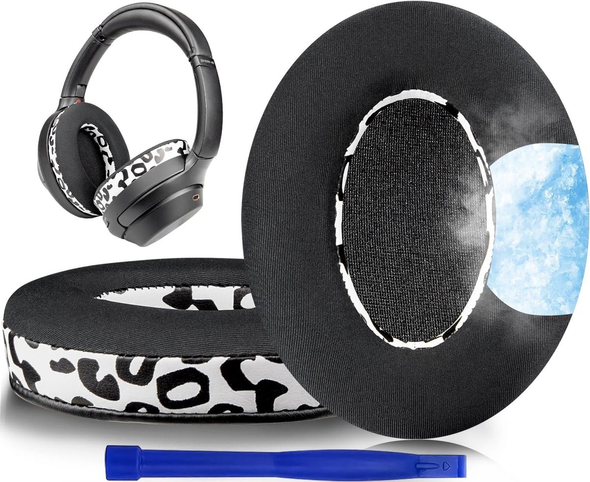 Comfortabele vervangende oorkussens voor Sony WH-1000XM3 hoofdtelefoon met geltechnologie, geluidsisolatie en extra dikte