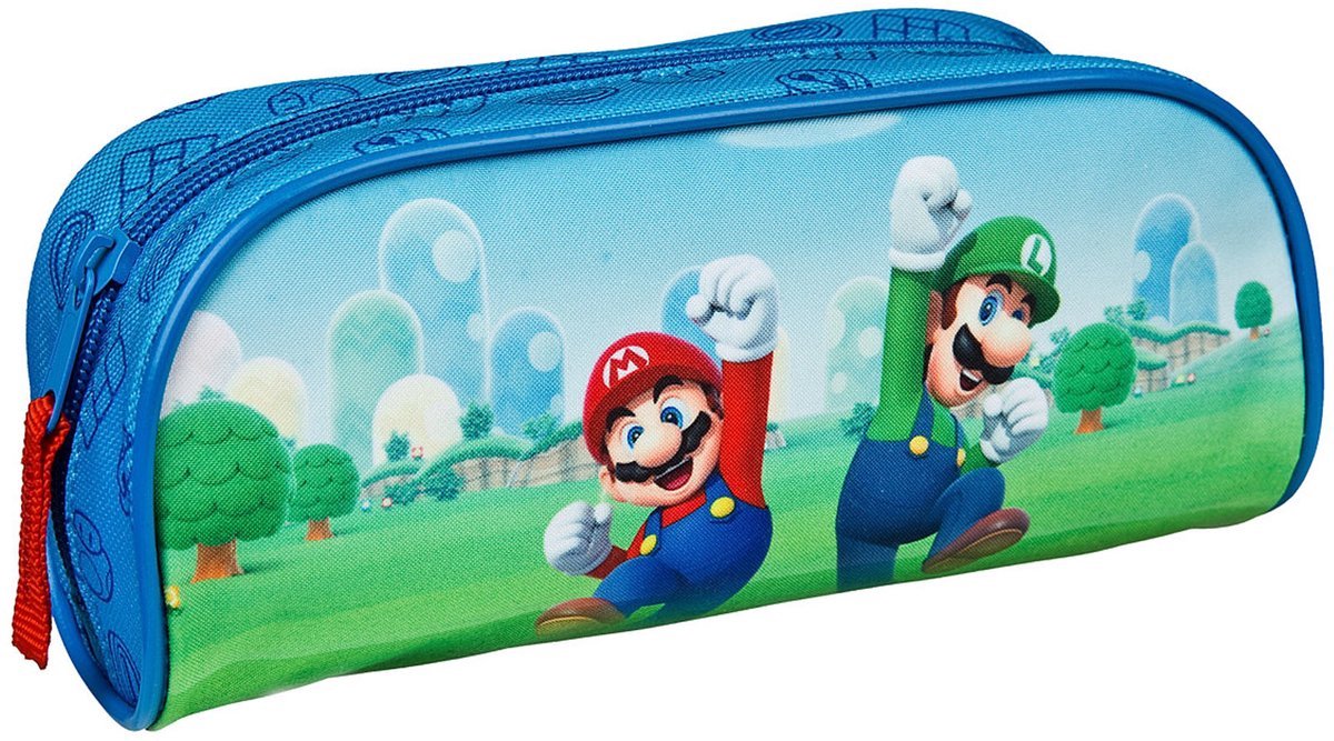 Etui Ovaal Super Mario met Ritssluiting