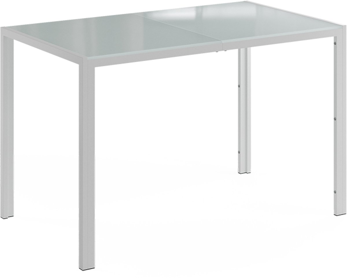 Vicco Eettafel Grand, Wit/Wit, 120 x 70 cm