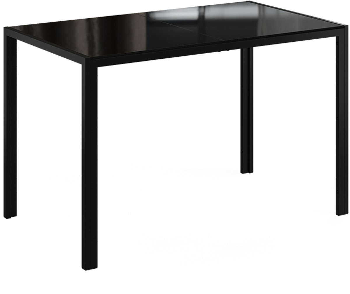 Vicco Eettafel Grand, Zwart/Zwart, 120 x 70 cm